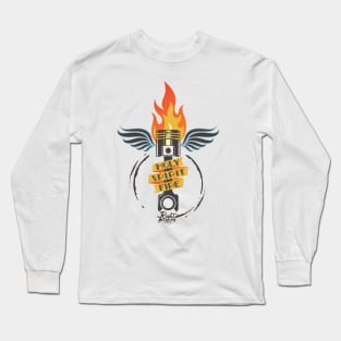 Holy Spirit Fire Piston Long Sleeve T-Shirt